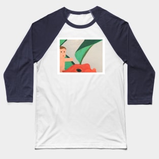 Monstera Prehistorica Baseball T-Shirt